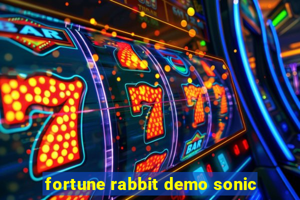 fortune rabbit demo sonic