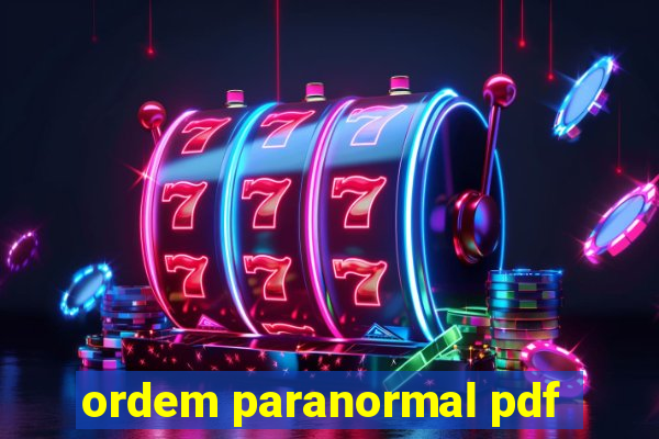 ordem paranormal pdf