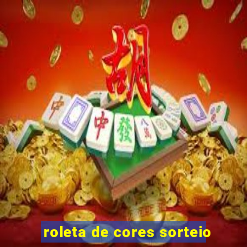 roleta de cores sorteio