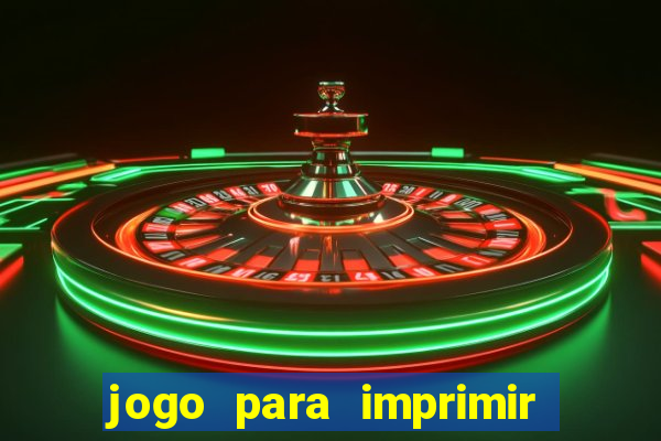 jogo para imprimir e montar