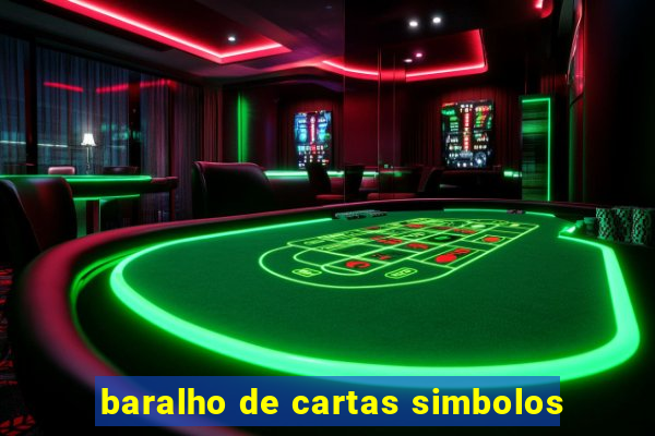 baralho de cartas simbolos