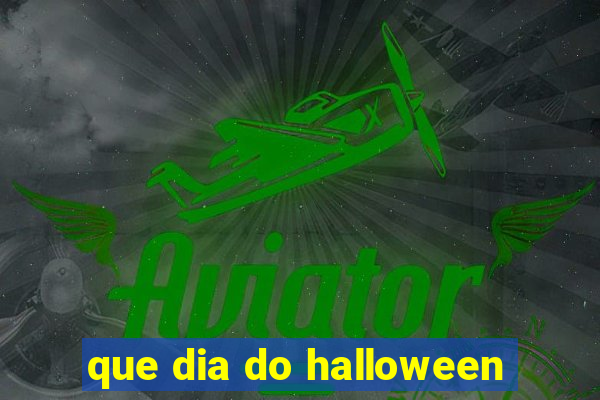 que dia do halloween