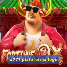 w777 plataforma login