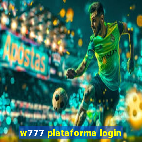 w777 plataforma login