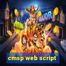 cmsp web script