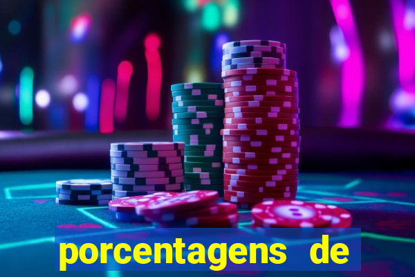 porcentagens de jogos pagantes