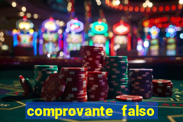 comprovante falso de 50 reais