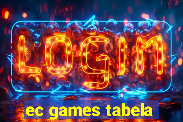 ec games tabela