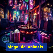 bingo de animais para educa??o infantil