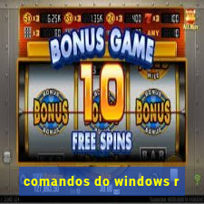 comandos do windows r