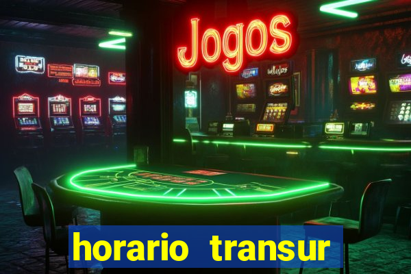 horario transur roleta santos dumont juiz de fora