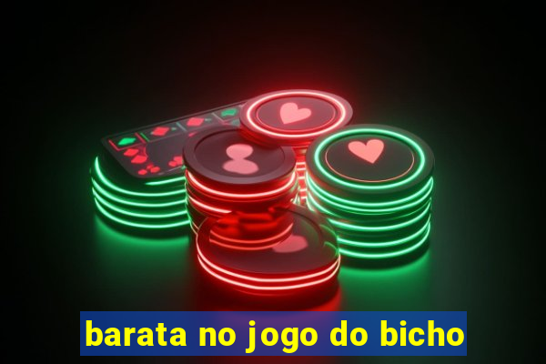 barata no jogo do bicho