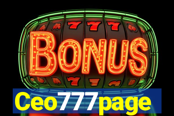 Ceo777page