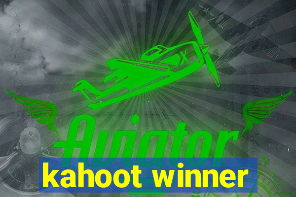kahoot winner