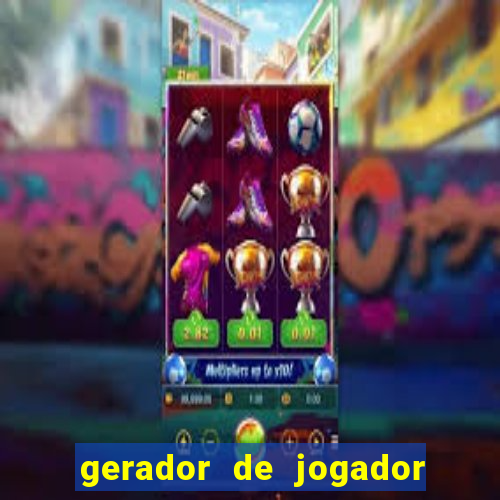 gerador de jogador de futebol