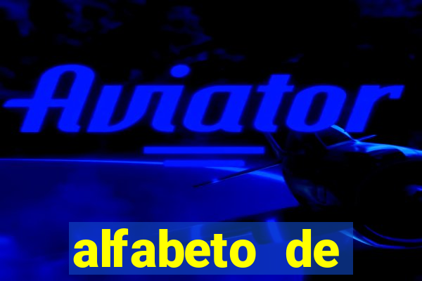 alfabeto de caligrafia bonita