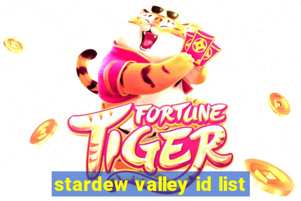stardew valley id list