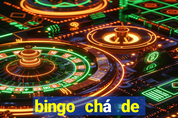 bingo chá de bebê excel