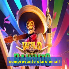comprovante claro email