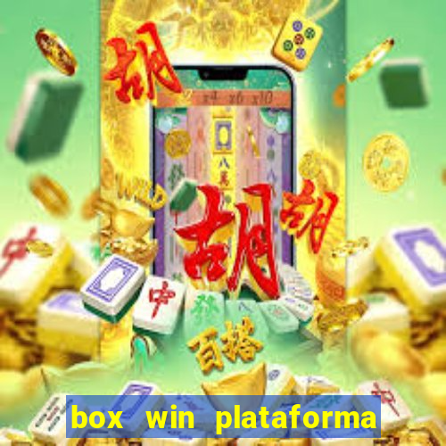 box win plataforma de jogos