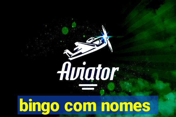 bingo com nomes
