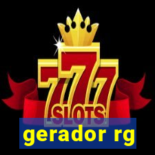 gerador rg