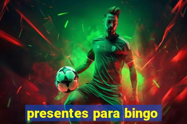 presentes para bingo