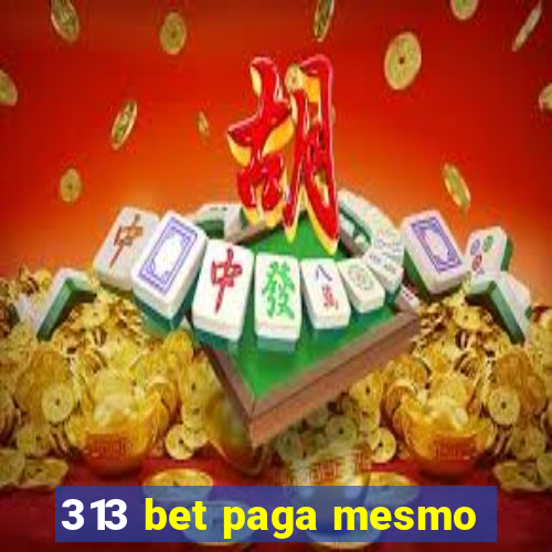 313 bet paga mesmo