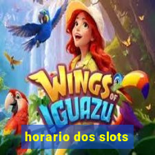horario dos slots